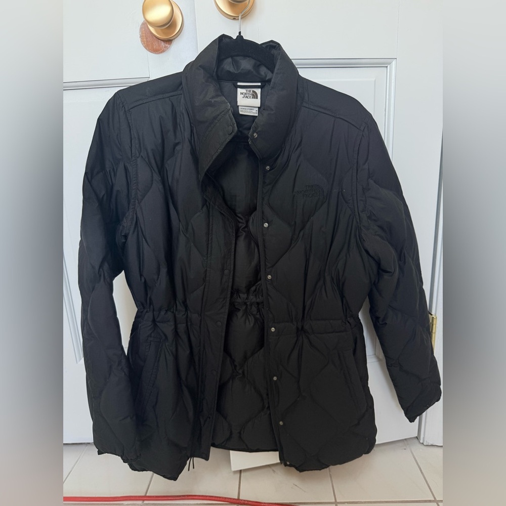 The North Face Charcoal Quilted Jacket
